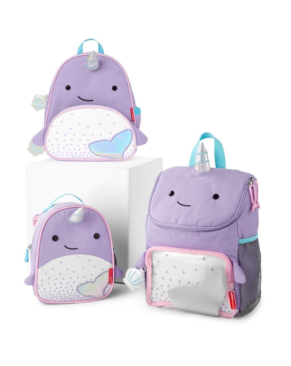 Skip hop zoo παιδική τσάντα πλάτης μεγάλη narwhal 9m929310 - SKIP HOP