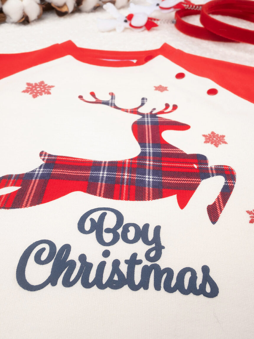 χριστουγεννιάτικη βρεφική πιτζάμα boy christmas για αγόρι - Prénatal