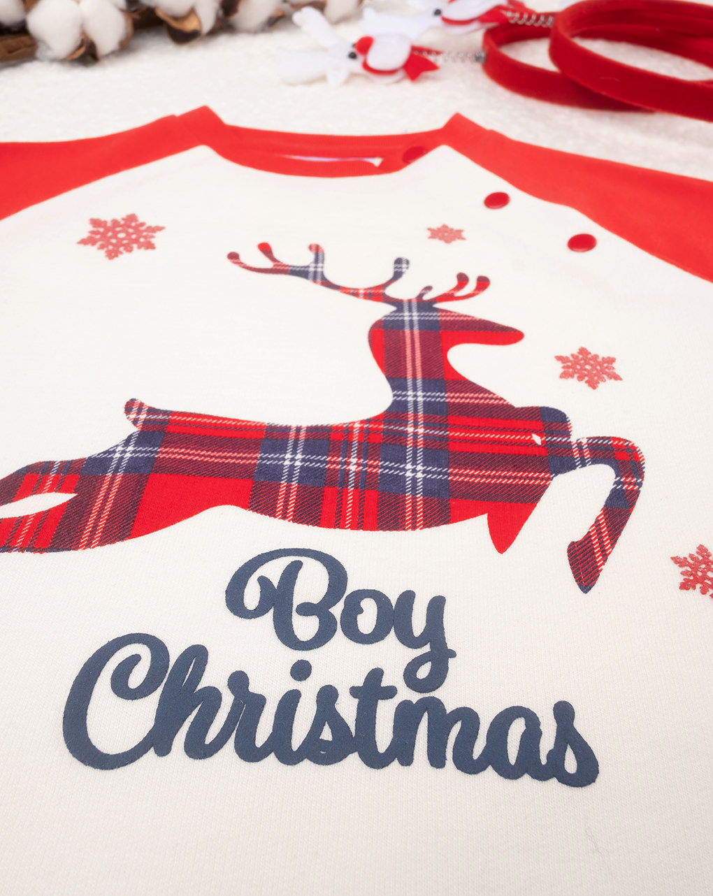 χριστουγεννιάτικη βρεφική πιτζάμα boy christmas για αγόρι - Prénatal