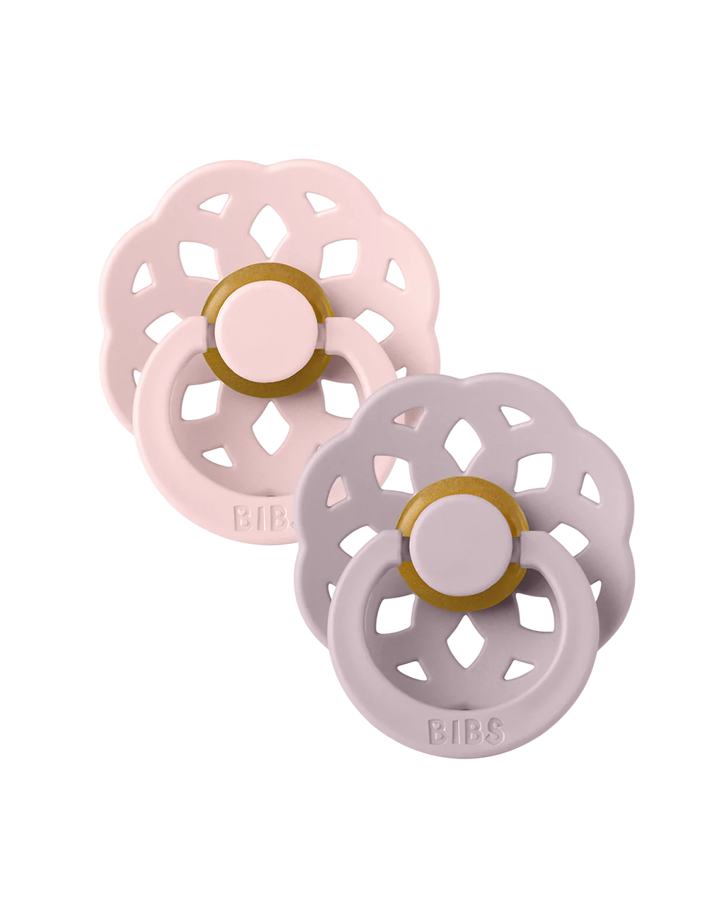 Bibs – πιπίλες boheme blossom/ dusky lilac +6 μηνών  σετ 2 τεμ. - BIBS