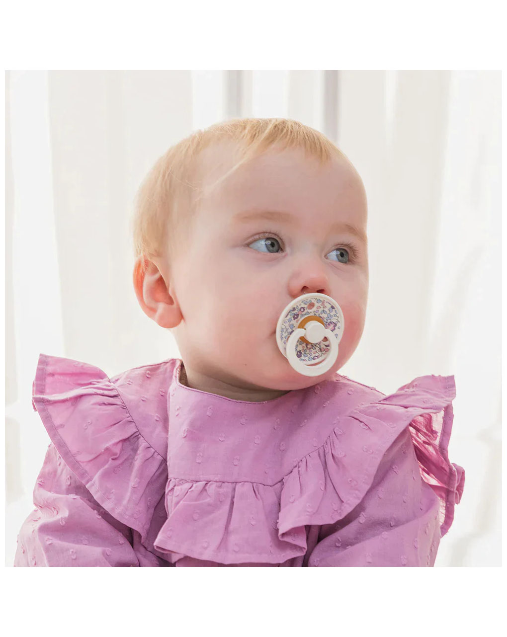 Bibs πιπίλες καουτσούκ liberty colour eloise/blushmix  6+m σετ 2 τεμ. - BIBS