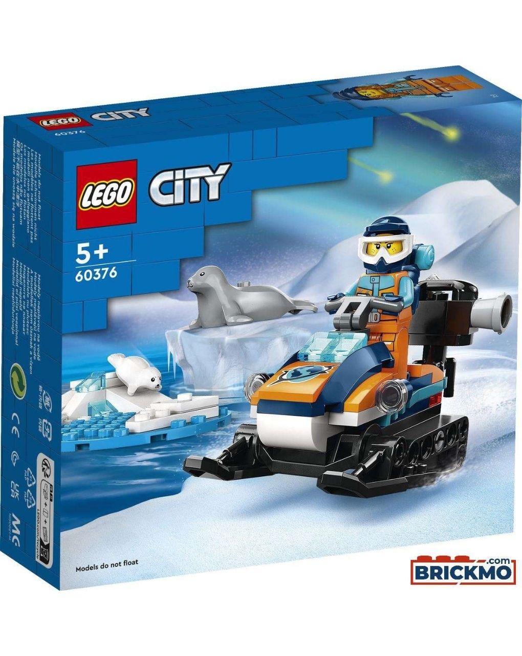 Lego city snowmobile αρκτικής εξερεύνησης 60376