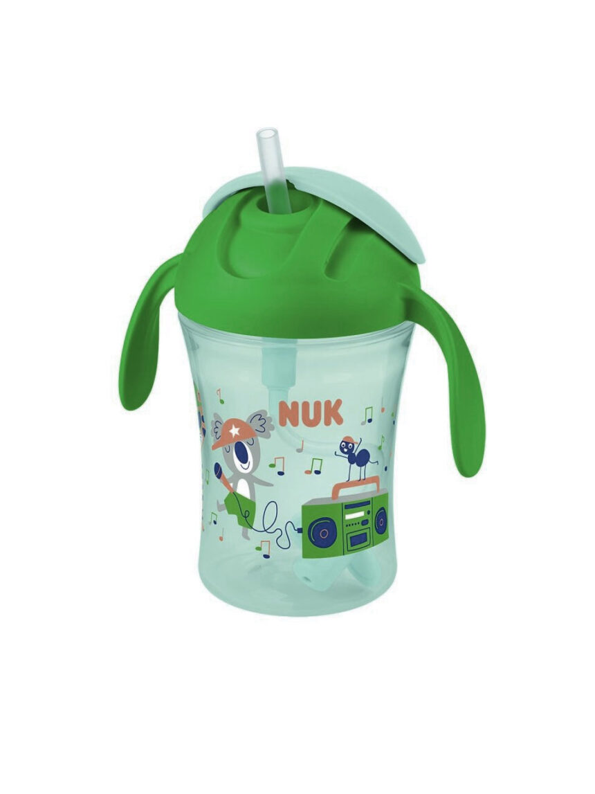 Nuk εκπαιδευτικό ποτηράκι με καλαμάκι motion cup 230ml - Nuk