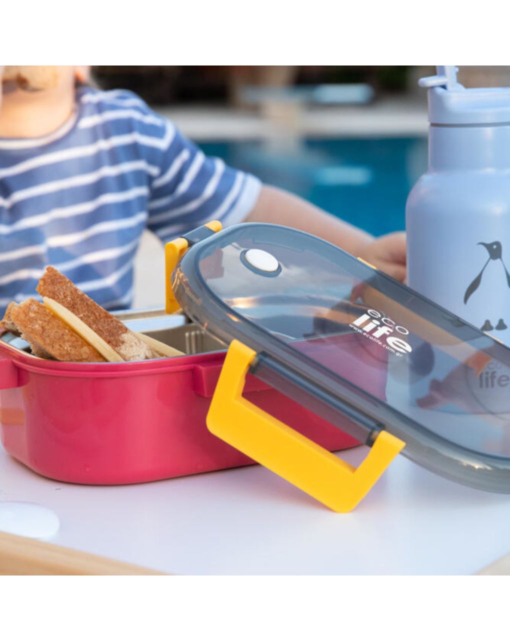 Ecolife παγούρι kids thermos animals 350ml penguin 33-bo-2013 - Ecolife