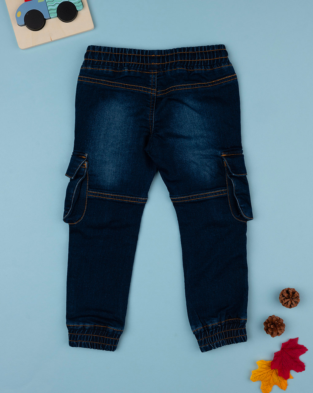 παιδικό τζιν παντελόνι μπλε adventure για αγόρι - Prénatal