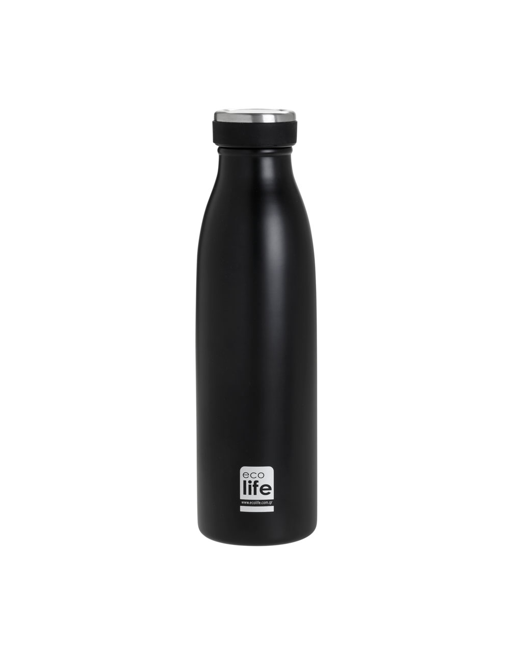 Ecolife μπουκάλι θερμός 500ml - black slim