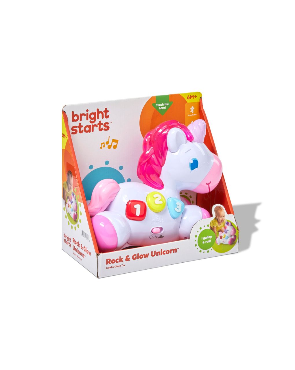 Bright starts kids ii llb rock & glow unicorn παιχνίδι 10307 - KIDS II