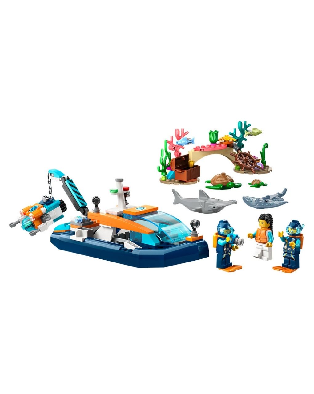 Lego city σκάφος εξερευνητικών καταδύσεων 60377 - Lego, Lego City