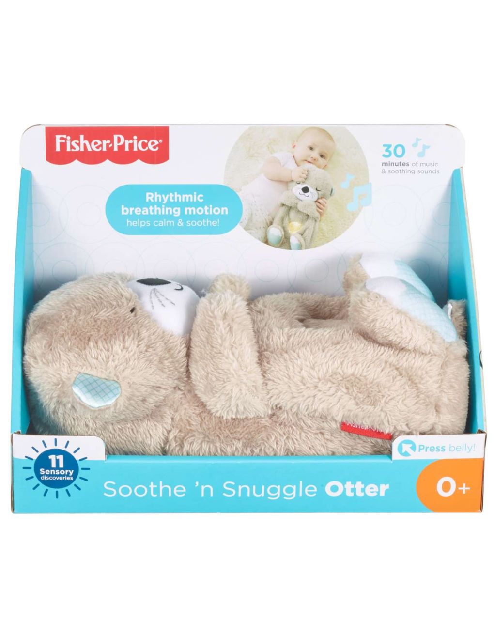 Fisher-price μαλακή βίδρα με κίνηση αναπνοής και μουσική - Fisher-Price