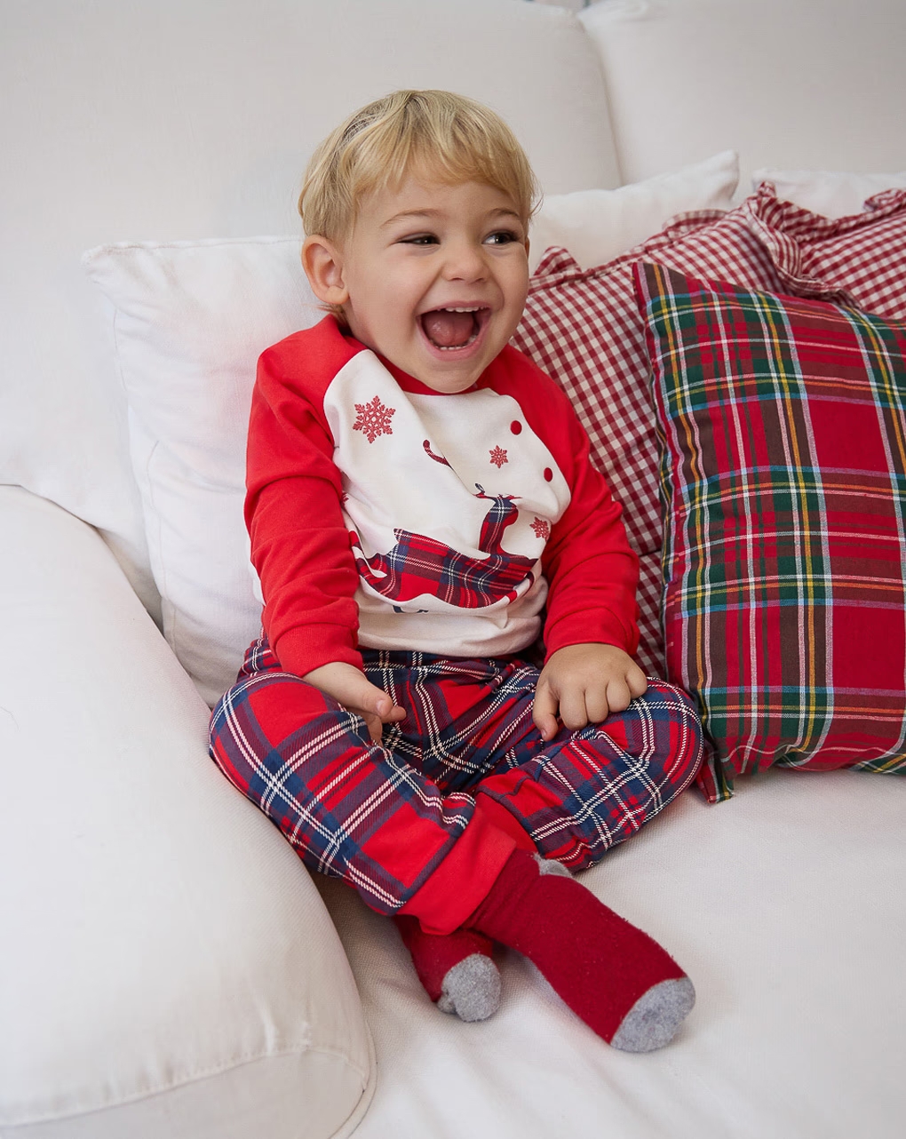 χριστουγεννιάτικη βρεφική πιτζάμα boy christmas για αγόρι
