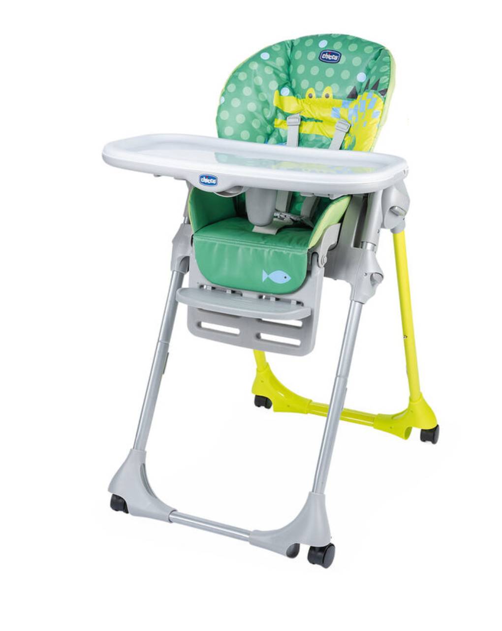 Chicco κάθισμα φαγητού polly easy/67 crocodile - Chicco