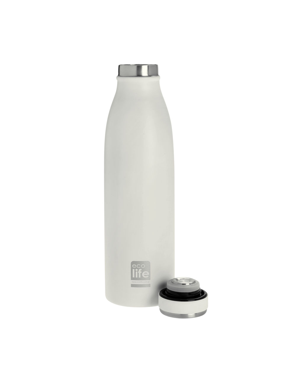 Ecolife μπουκάλι θερμός 500ml - white slim - Ecolife