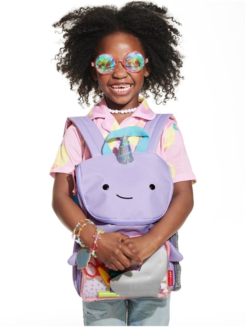 Skip hop zoo παιδική τσάντα πλάτης μεγάλη narwhal 9m929310 - SKIP HOP