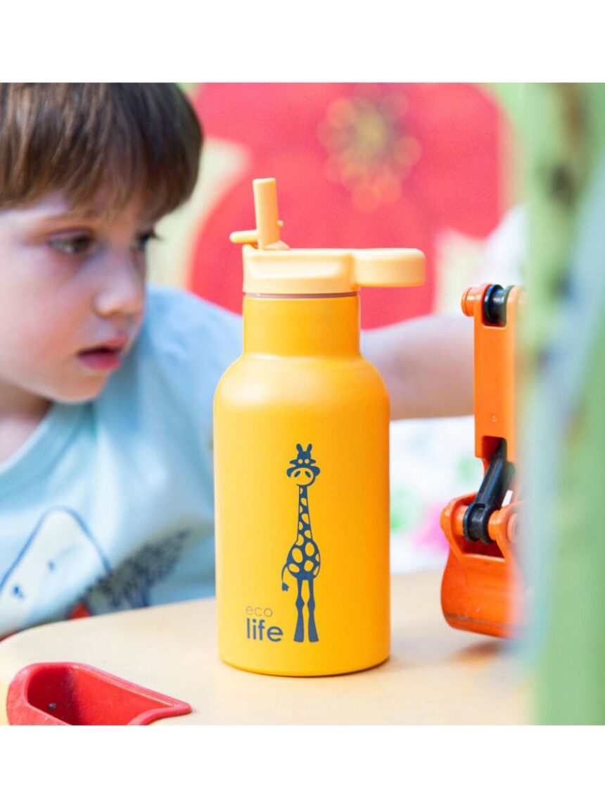 Ecolife παγούρι kids thermos animals 350ml giraffe 33-bo-2016 - Ecolife