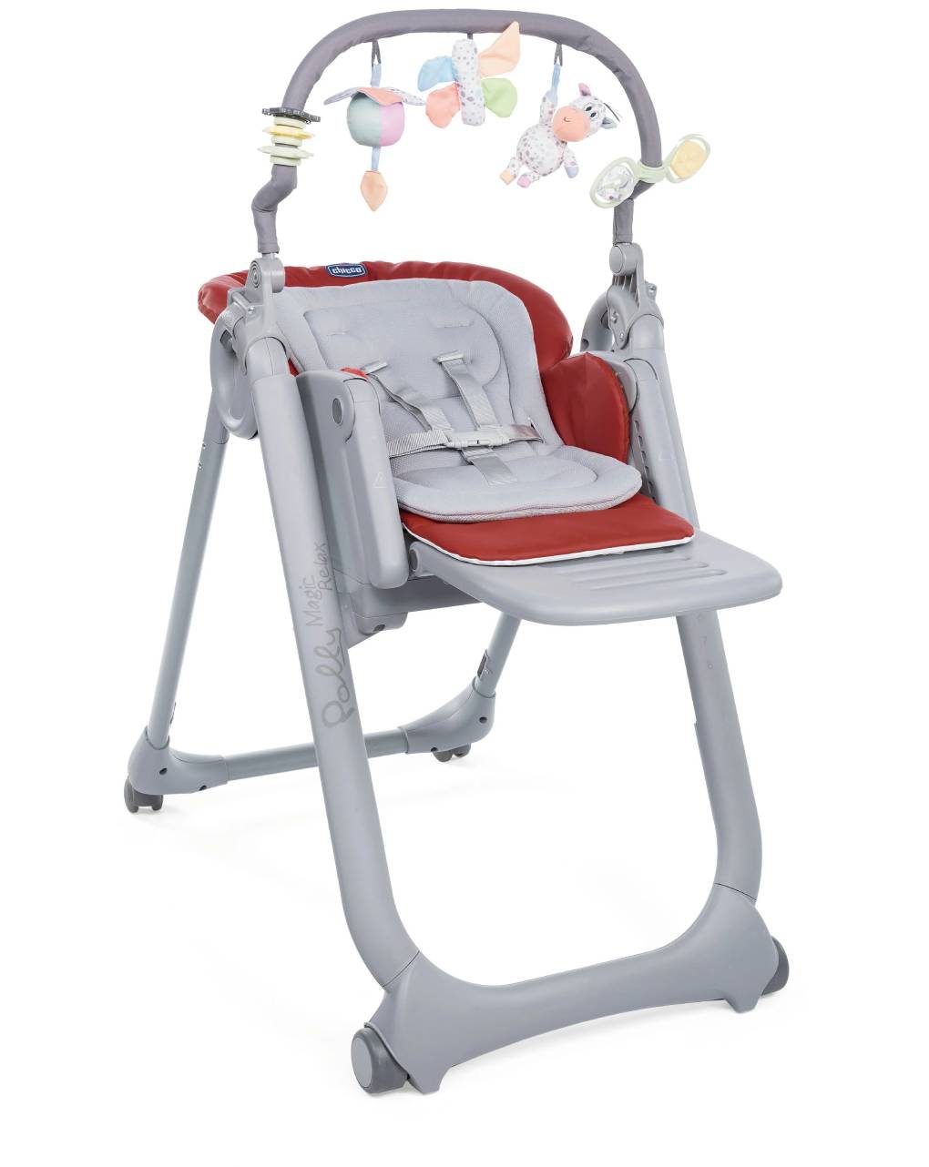 Chicco κάθισμα φαγητού polly magic/64 red passion - Chicco