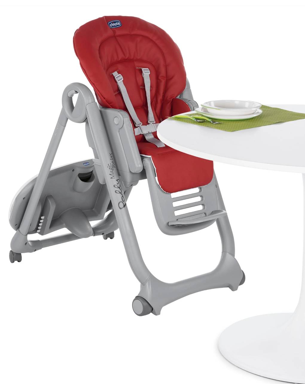 Chicco κάθισμα φαγητού polly magic/64 red passion - Chicco