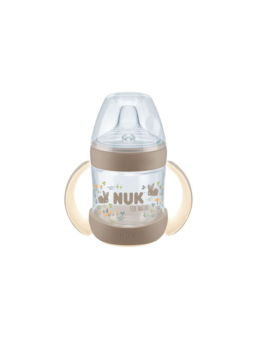 Nuk εκπαιδευτικό ποτηράκι σιλικόνης με λαβές for nature 6m+ 150ml - Nuk