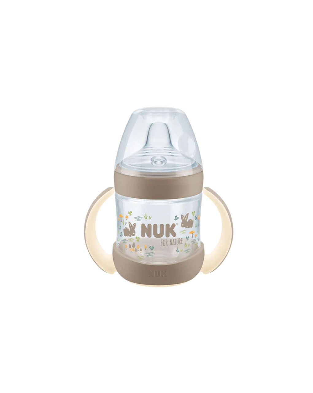 Nuk εκπαιδευτικό ποτηράκι σιλικόνης με λαβές for nature 6m+ 150ml - Nuk