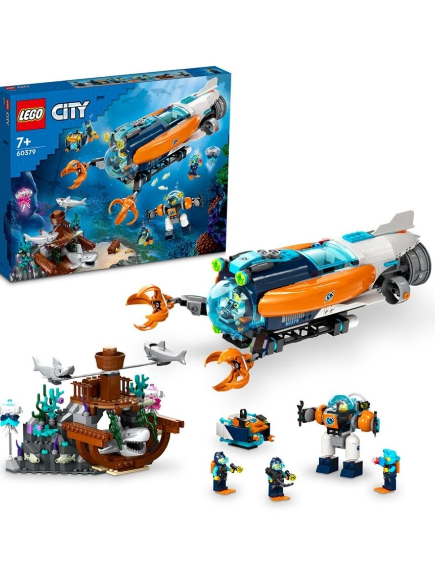 Lego city εξερευνητικό υποβρύχιο μεγάλου βάθους 60379 - Lego, Lego City