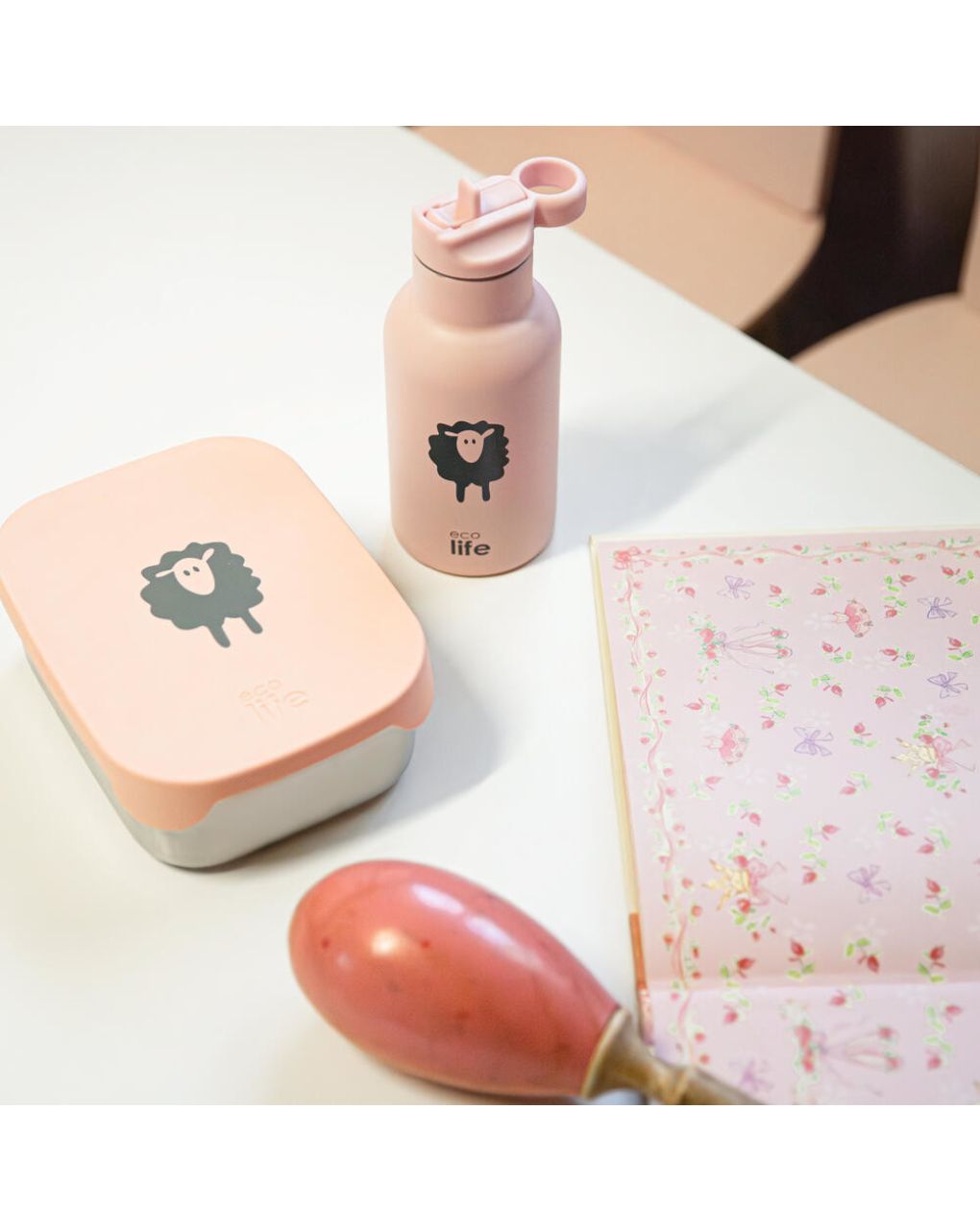 Ecolife παγούρι kids thermos animals 350ml sheep 33-bo-2014 - Ecolife