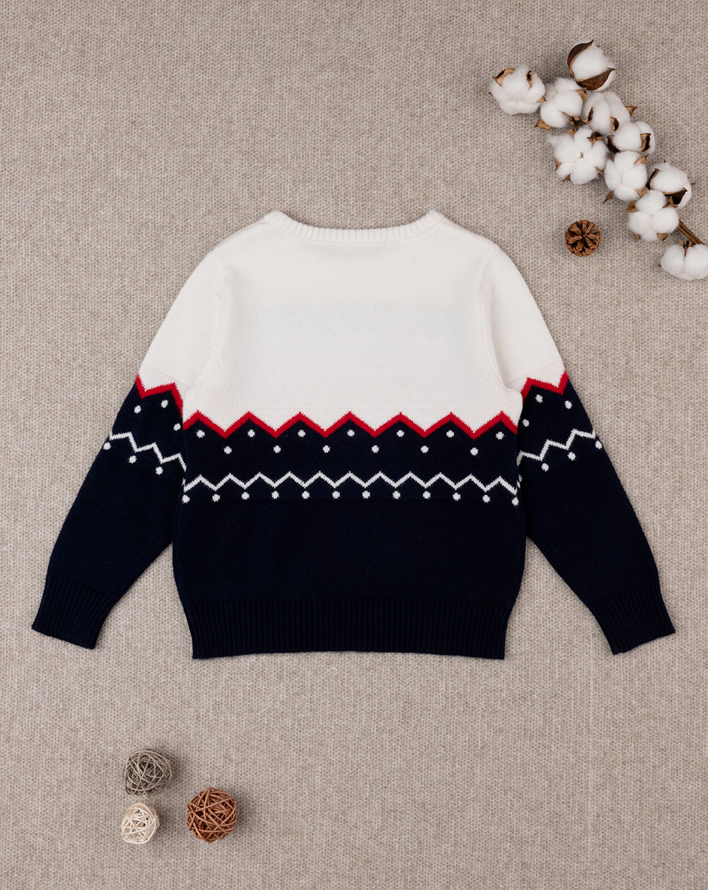 χριστουγεννιάτικο παιδικό πουλόβερ με τάρανδο για αγόρι - Prénatal