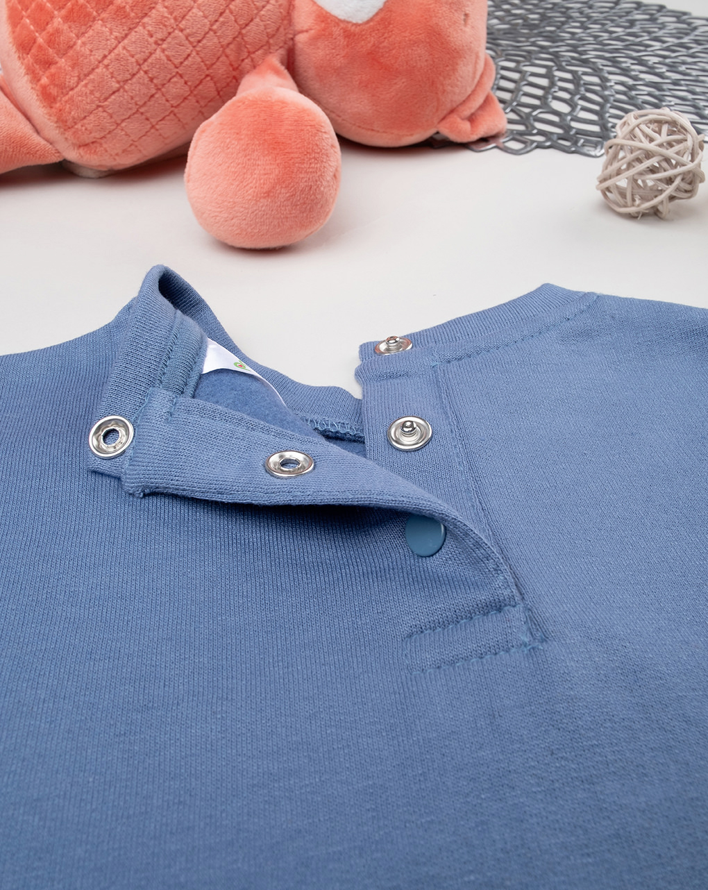 βρεφική μπλούζα φούτερ μπλε mom για κορίτσι - Prénatal