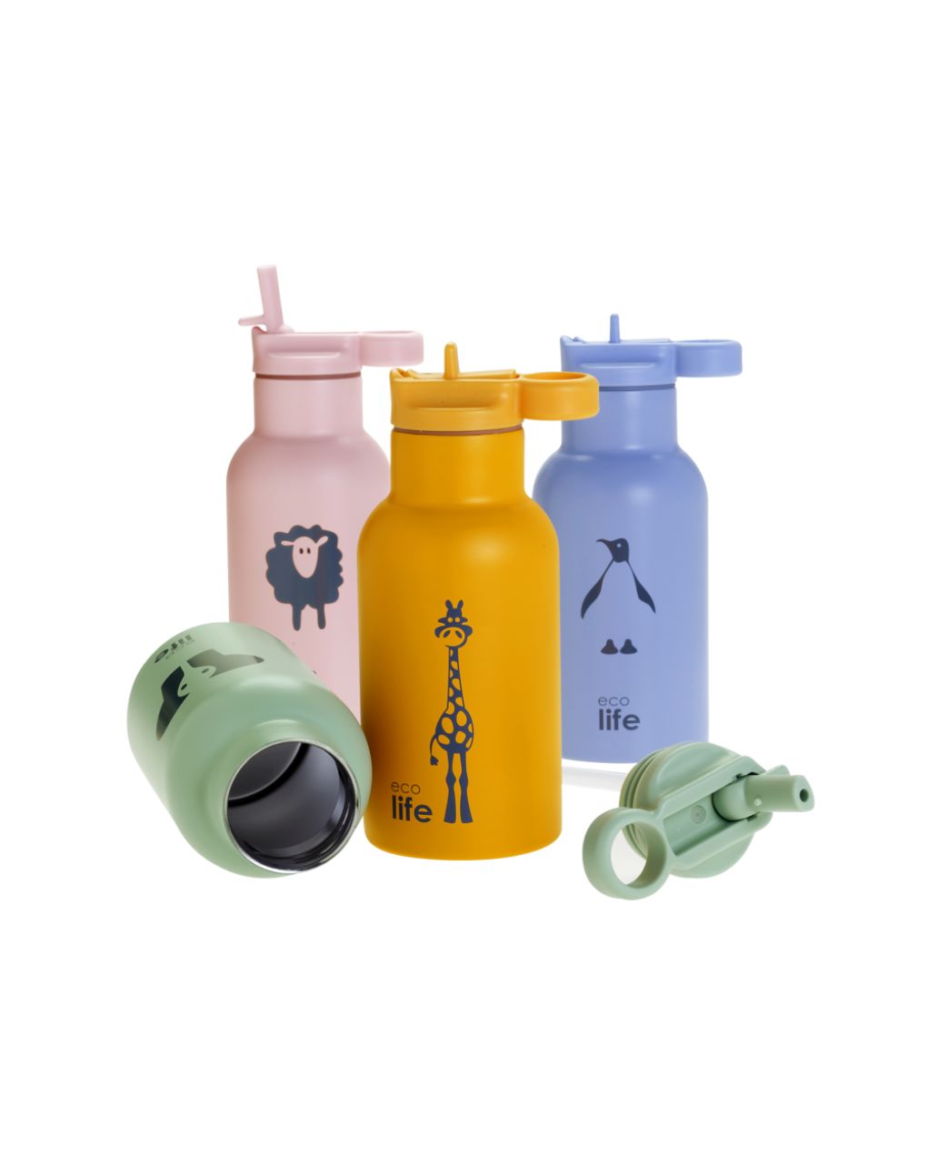 Ecolife παγούρι kids thermos animals 350ml penguin 33-bo-2013 - Ecolife