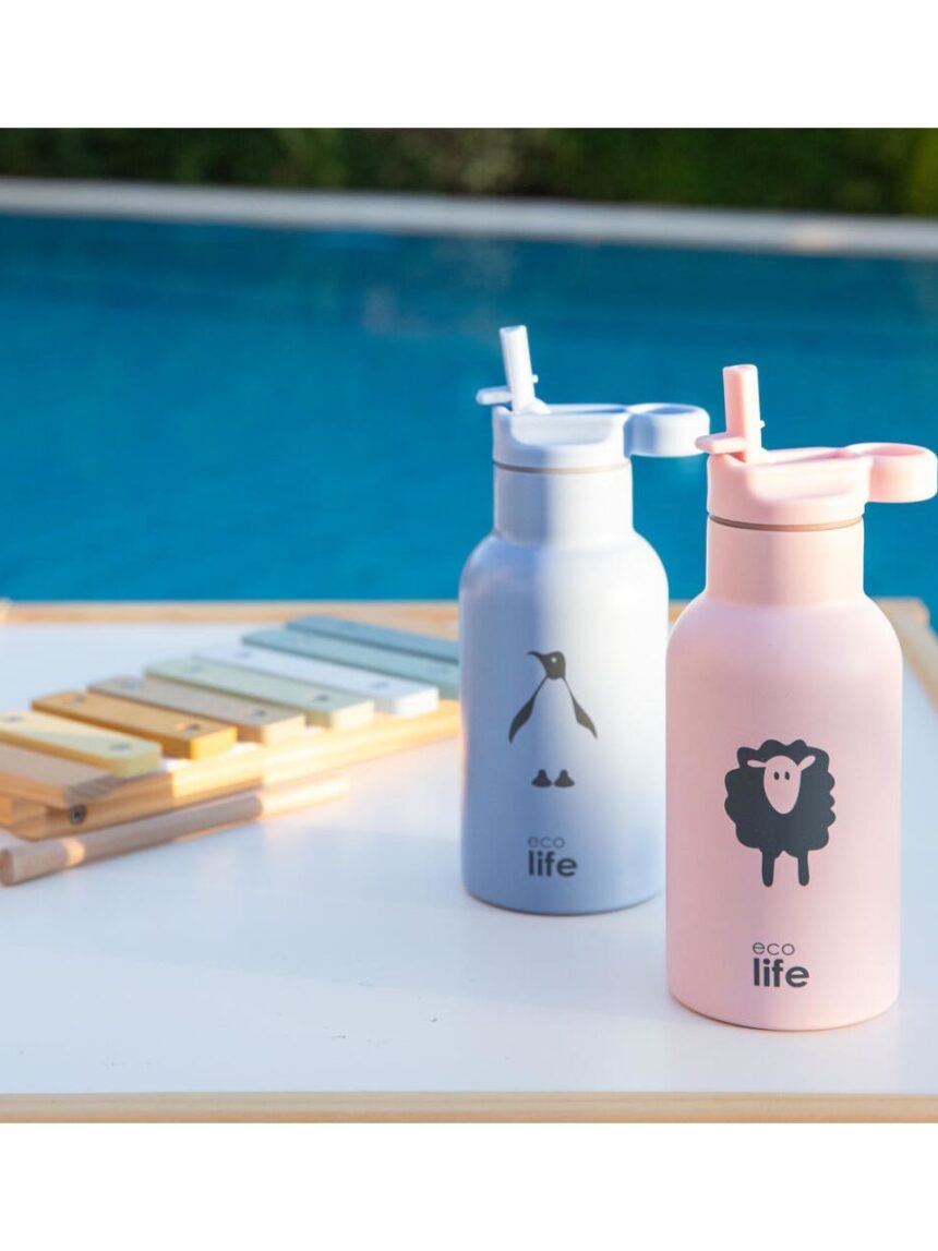 Ecolife παγούρι kids thermos animals 350ml penguin 33-bo-2013 - Ecolife
