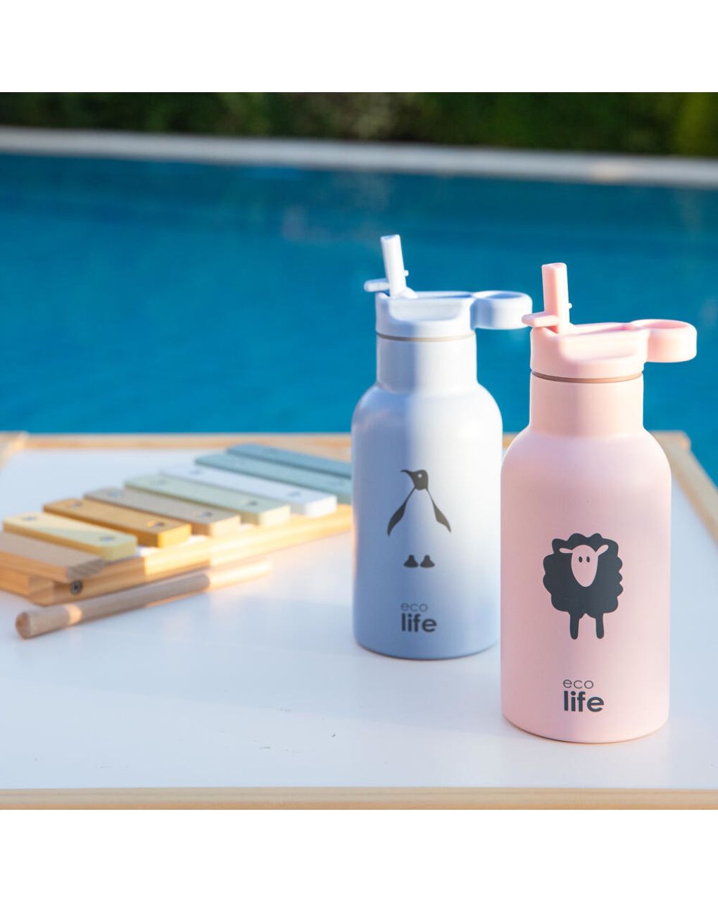 Ecolife παγούρι kids thermos animals 350ml penguin 33-bo-2013 - Ecolife