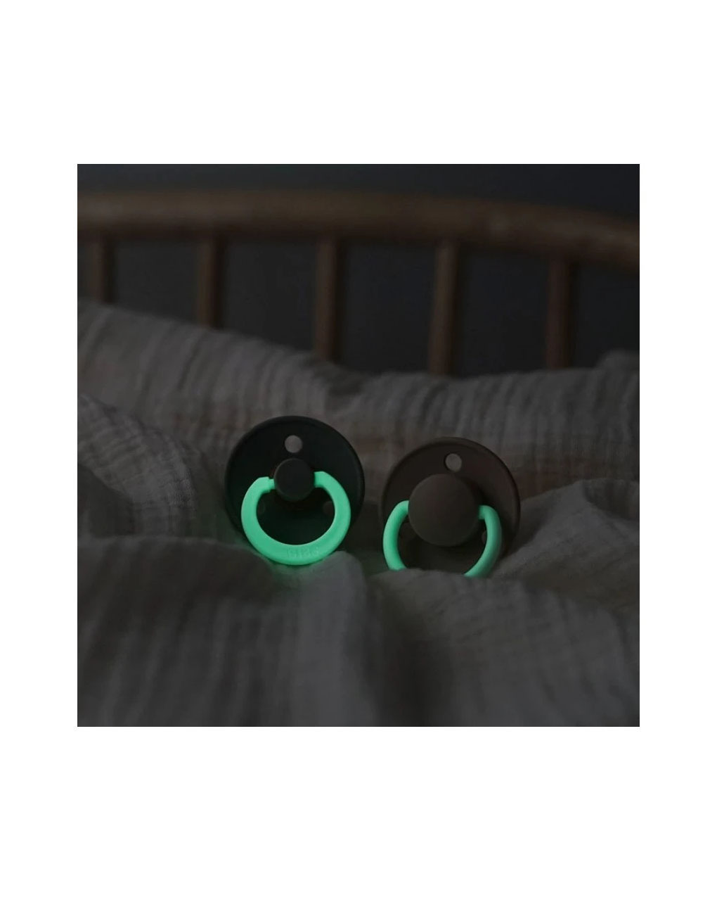 Bibs πιπίλες καουτσούκ colour sage / cloud night 6+m σετ 2 τεμ. - BIBS