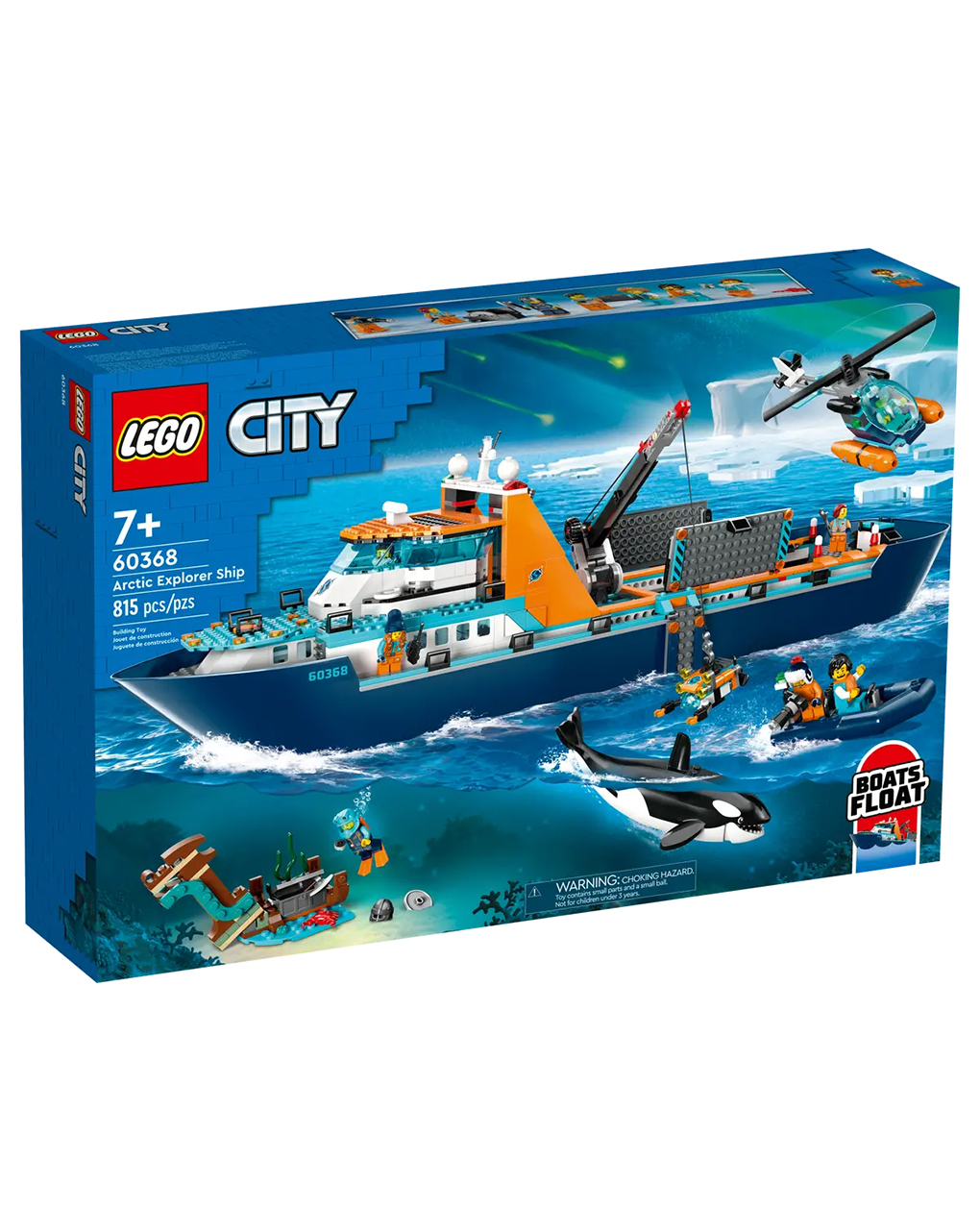 Lego city πλοίο αρκτικής εξερεύνησης 60368
