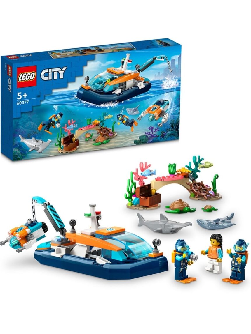 Lego city σκάφος εξερευνητικών καταδύσεων 60377 - Lego, Lego City