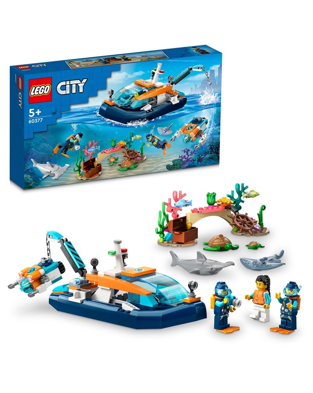 Lego city σκάφος εξερευνητικών καταδύσεων 60377 - Lego, Lego City