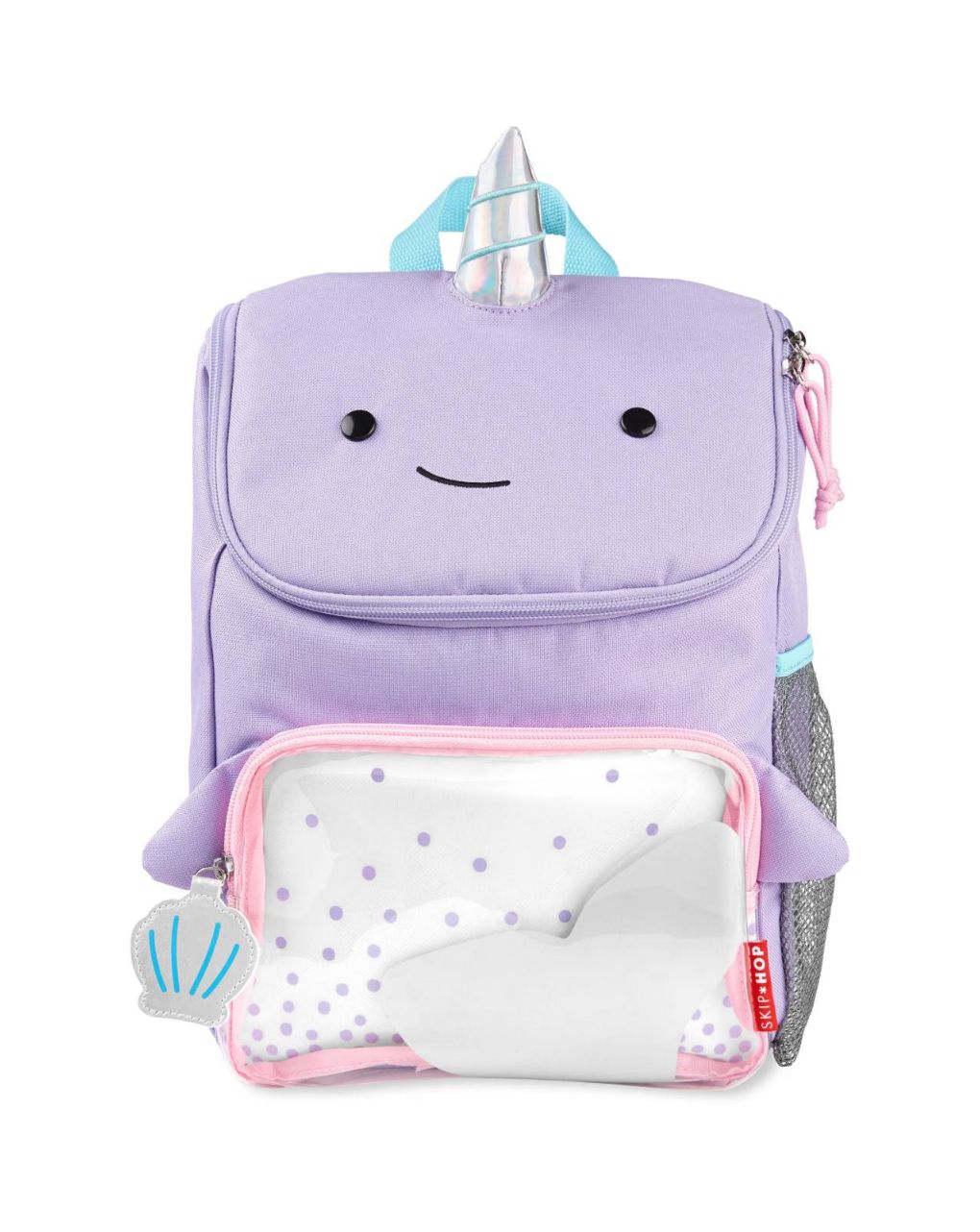 Skip hop zoo παιδική τσάντα πλάτης μεγάλη narwhal 9m929310