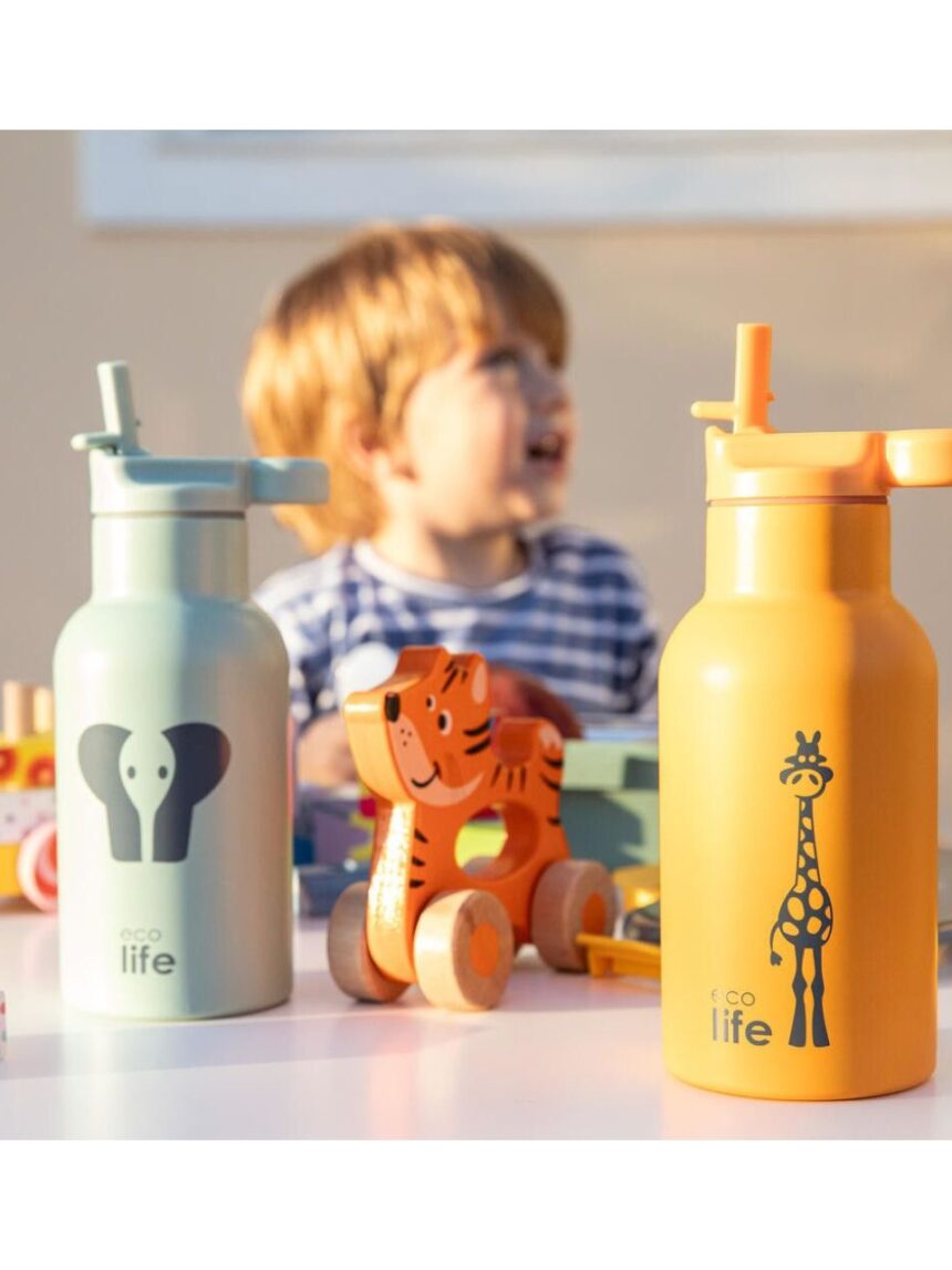 Ecolife παγούρι kids thermos animals 350ml giraffe 33-bo-2016 - Ecolife