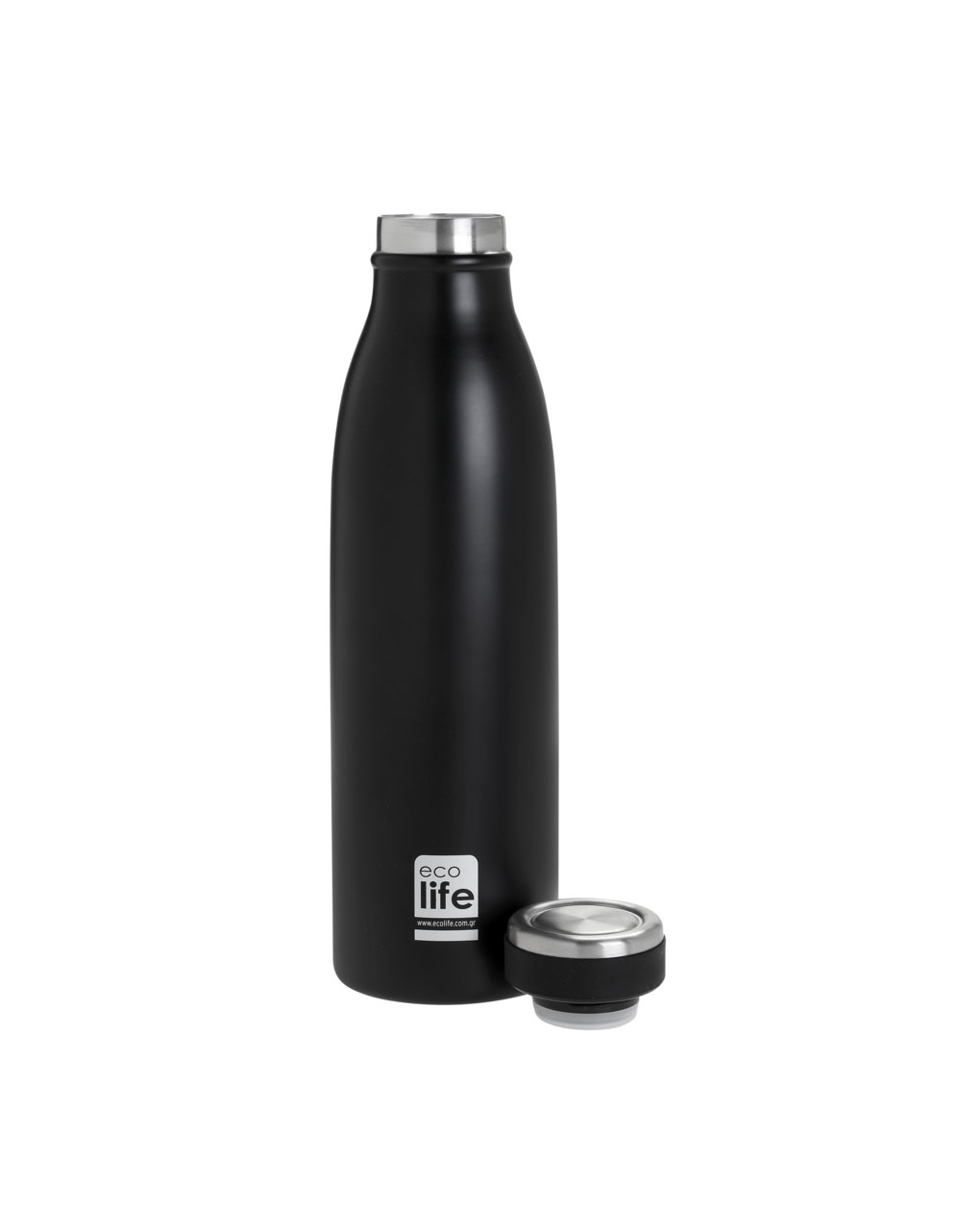 Ecolife μπουκάλι θερμός 500ml - black slim - Ecolife