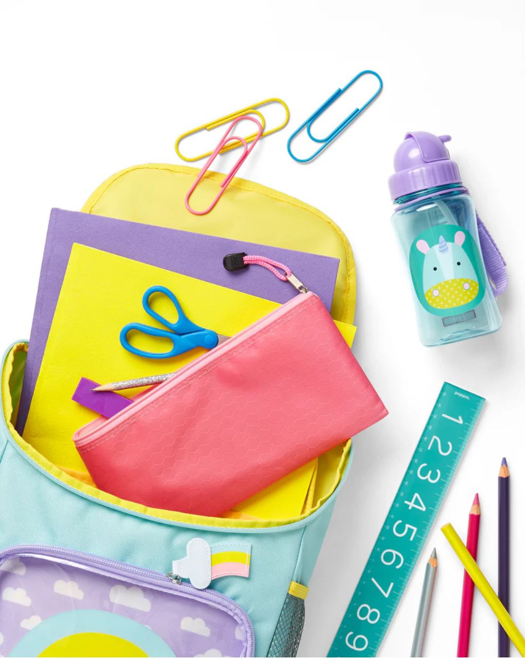 Skip hop zoo παιδική τσάντα πλάτης μεγάλη narwhal 9m929310 - SKIP HOP