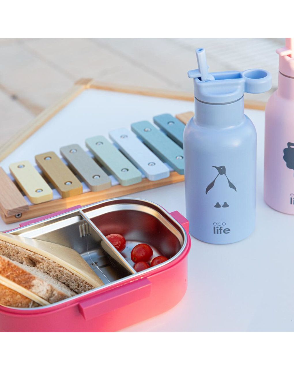 Ecolife παγούρι kids thermos animals 350ml sheep 33-bo-2014 - Ecolife