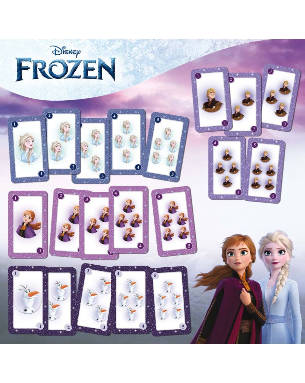 Lisciani επιτραπέζιο παιχνίδι και κάρτες frozen 18.92109 - Lisciani