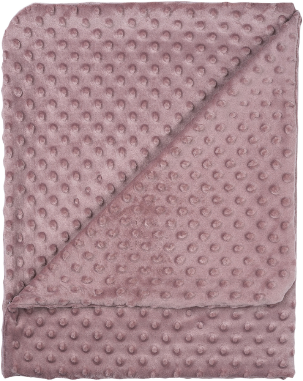 Bubaba κουβέρτα λίκνου minky ροζ 75x90 cm 40857