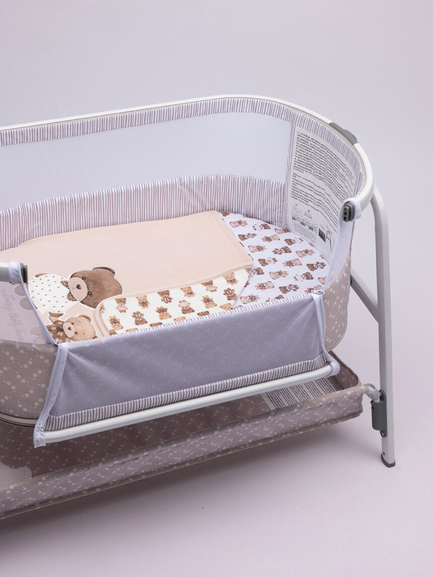 βρεφική σενίλ κουβέρτα teddy bear για λίκνο/πορτ-μπεμπέ - Prénatal