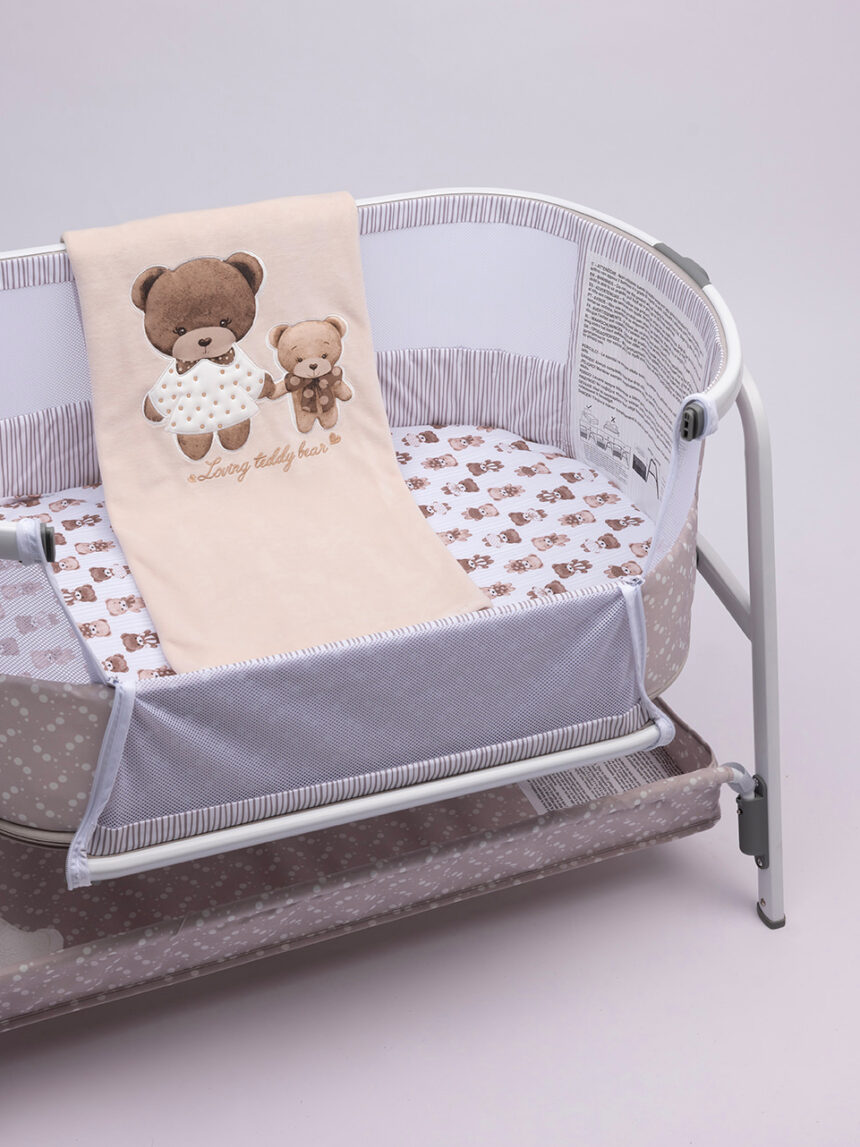 βρεφική σενίλ κουβέρτα teddy bear για λίκνο/πορτ-μπεμπέ - Prénatal