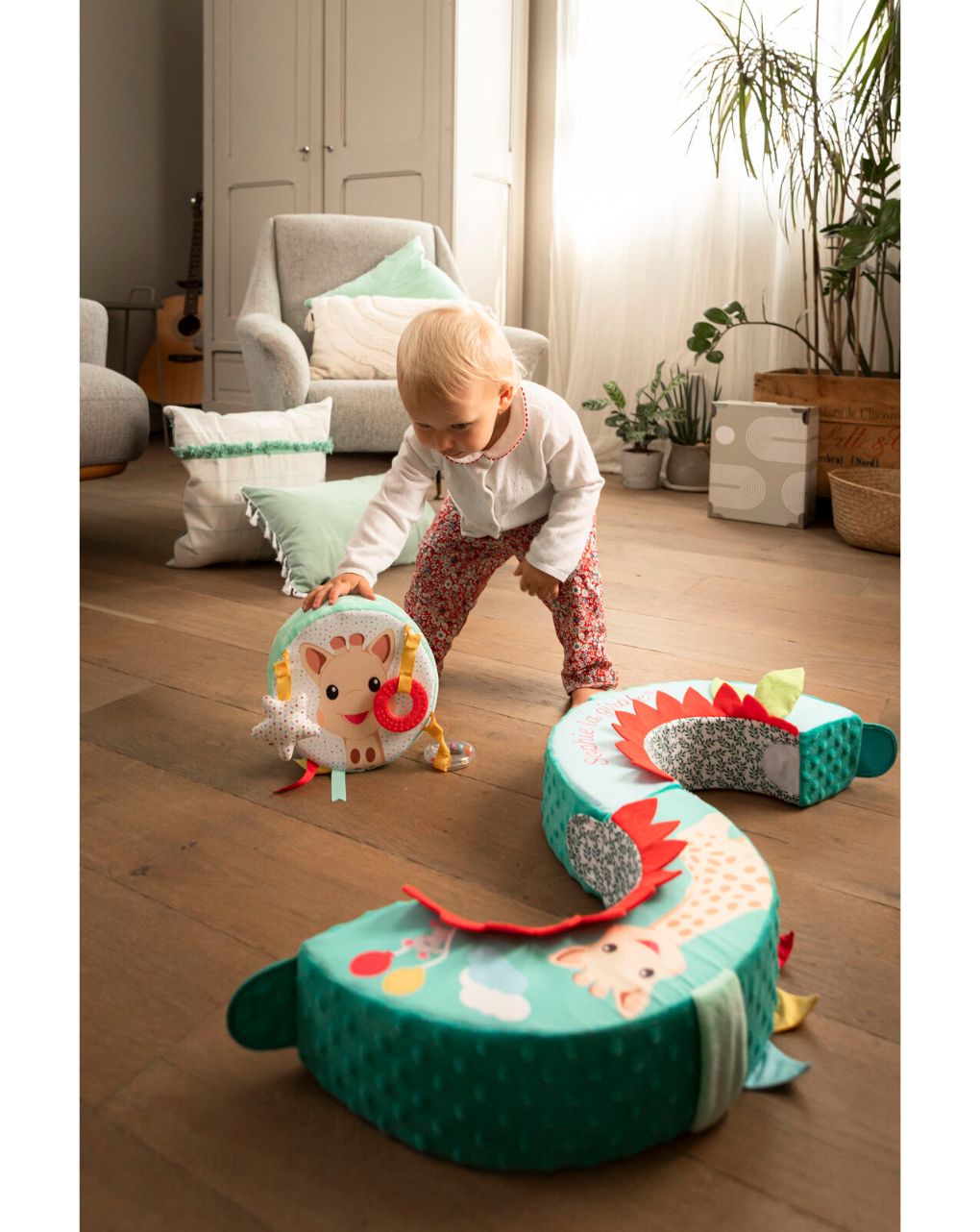 Sophie la girafe σπονδυλωτός τροχός κινητικών δεξιοτήτων s240129 - SOPHIE LA GIRAFE