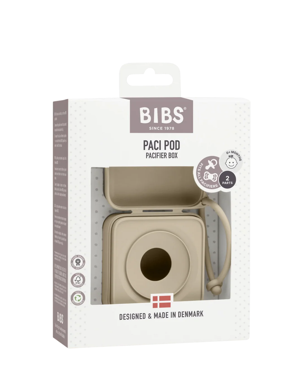 Bibs θήκη πιπίλας vanila - BIBS