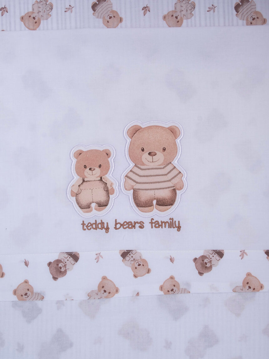 βρεφικό σετ 3 τμχ teddy bears για λίκνο/πορτ-μπεμπέ - Prénatal