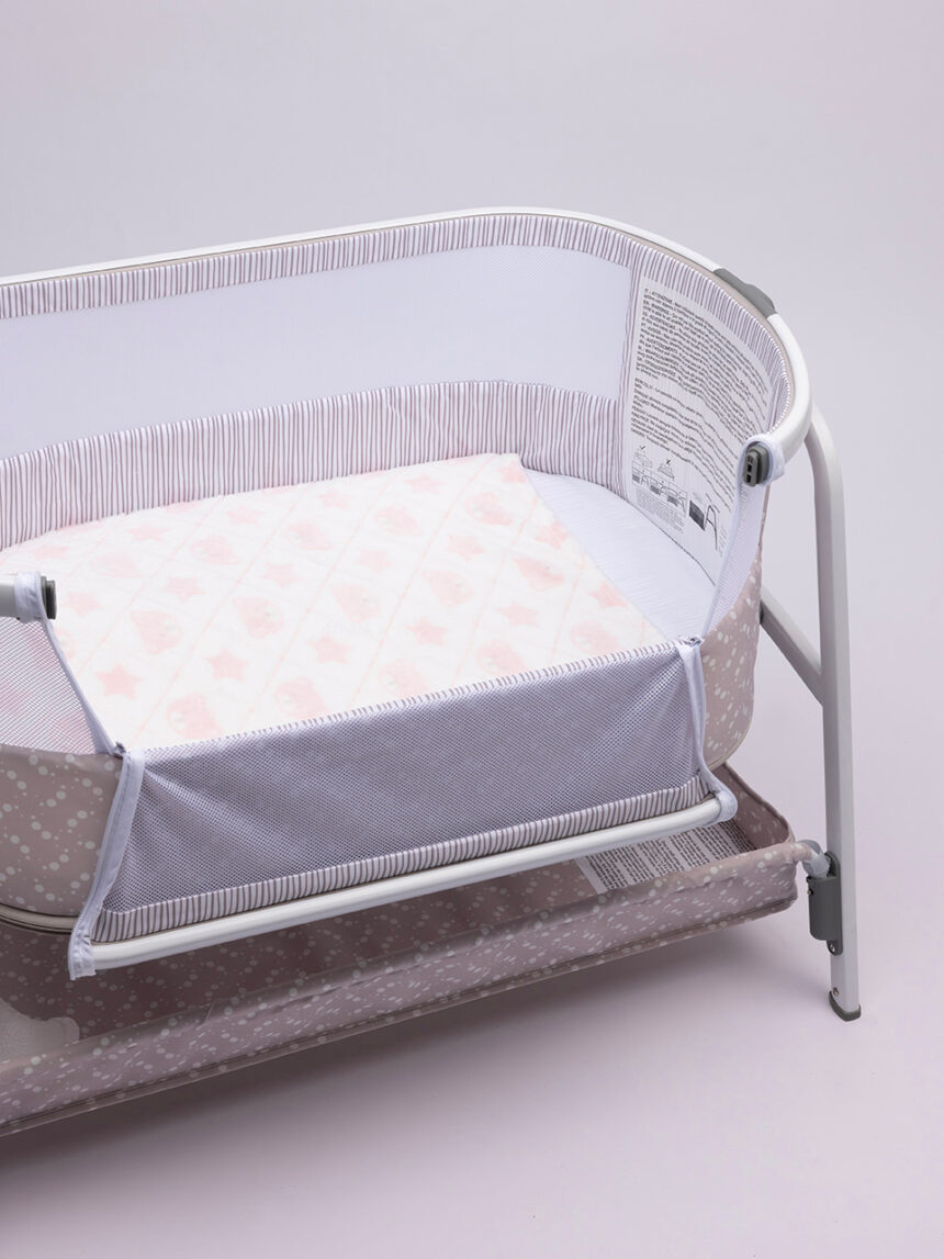 βρεφική κουβέρτα fleece ροζ με αρκουδάκια για λίκνο/πορτ-μπεμπέ - Prénatal