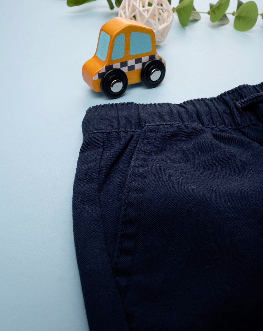 βρεφικό παντελόνι twill μπλε σκούρο για αγόρι - Prénatal
