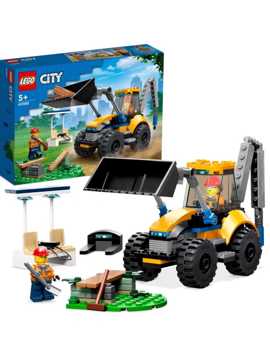 Lego city great vehicles construction digger 60385 - Lego, Lego City, Lego City Great Vehicles