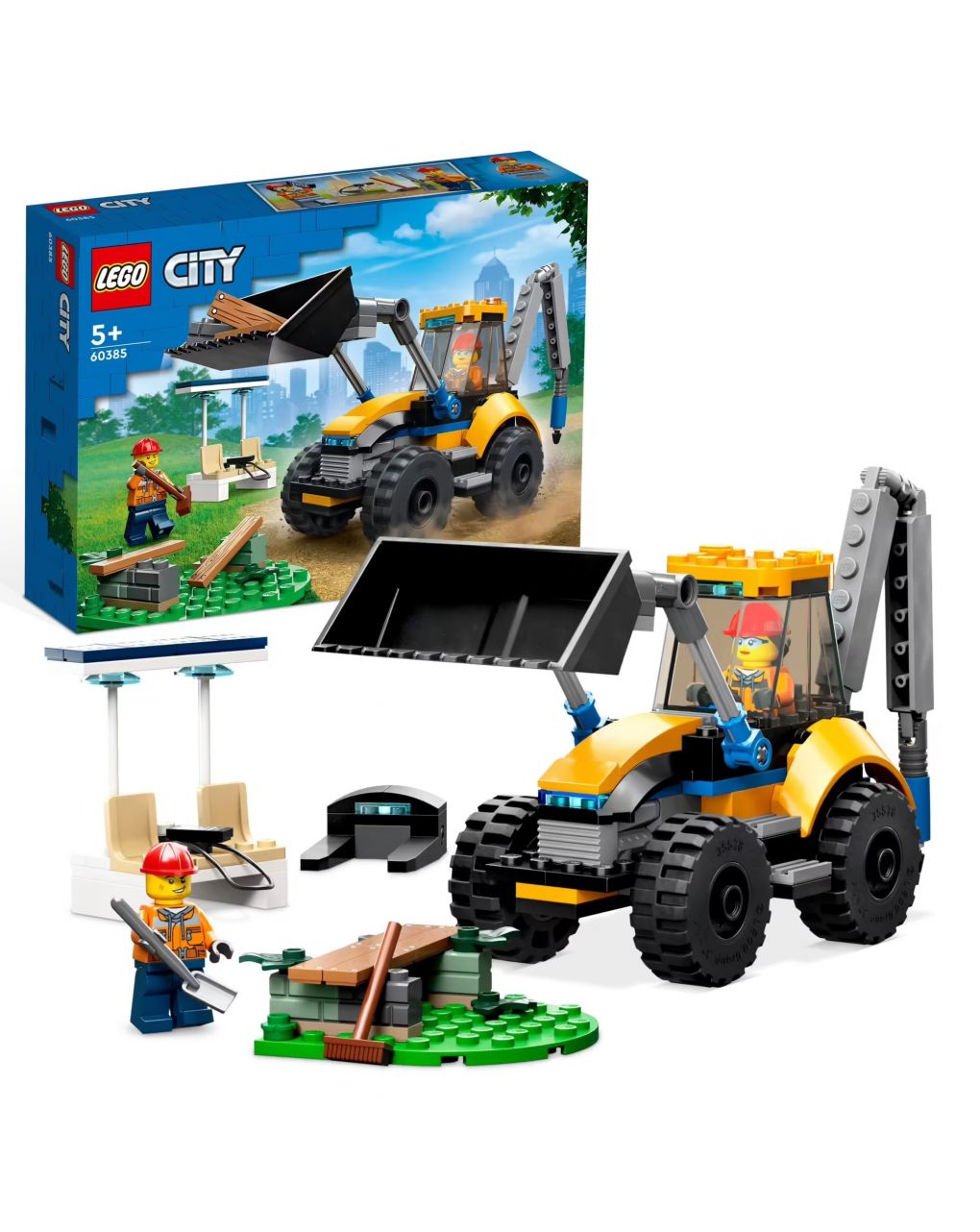 Lego city great vehicles construction digger 60385 - Lego, Lego City, Lego City Great Vehicles