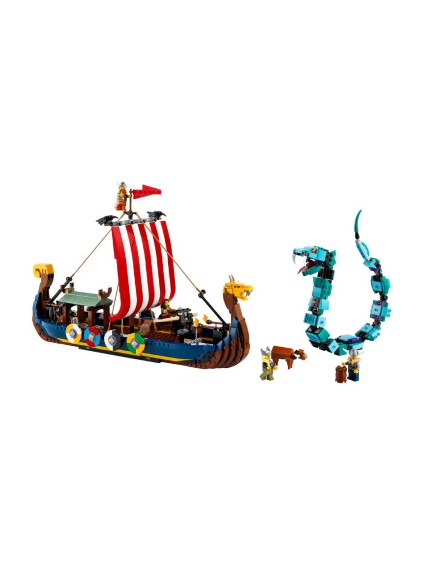 Lego creator 3in1 viking ship & the midgard serpent 31132 - Lego, Lego Creator